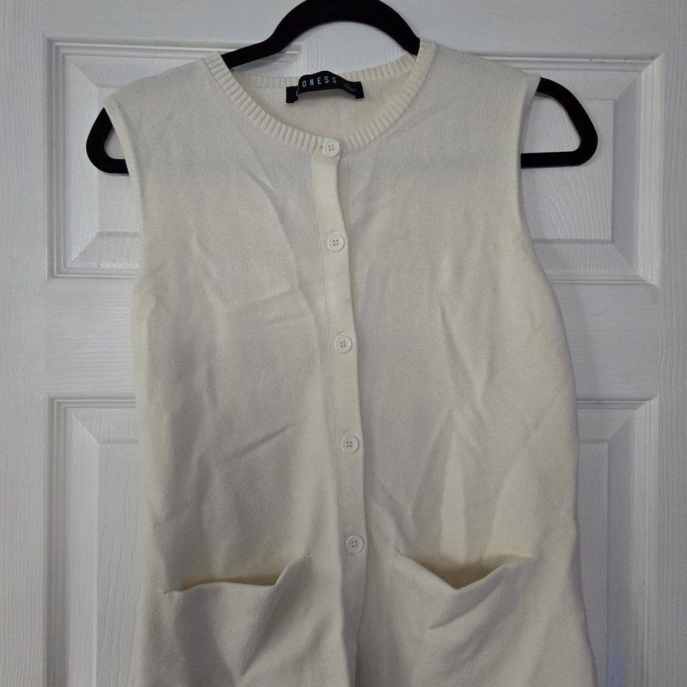 Lioness Cream Button-Up Cardigan